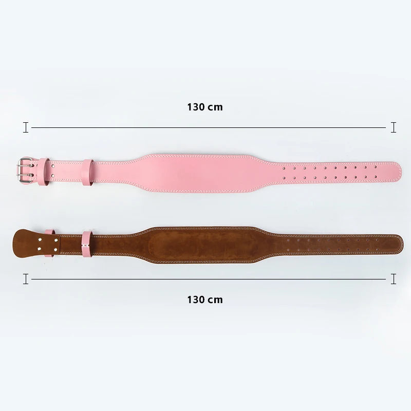 Leather Weight Lifting Belt