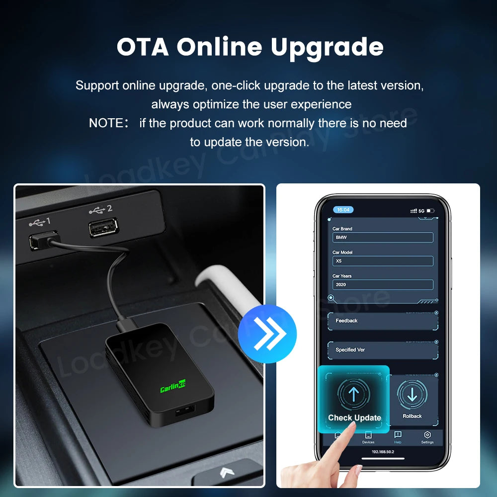 CarWi Connect – Ultimate Wireless CarPlay & Android Auto Adapter