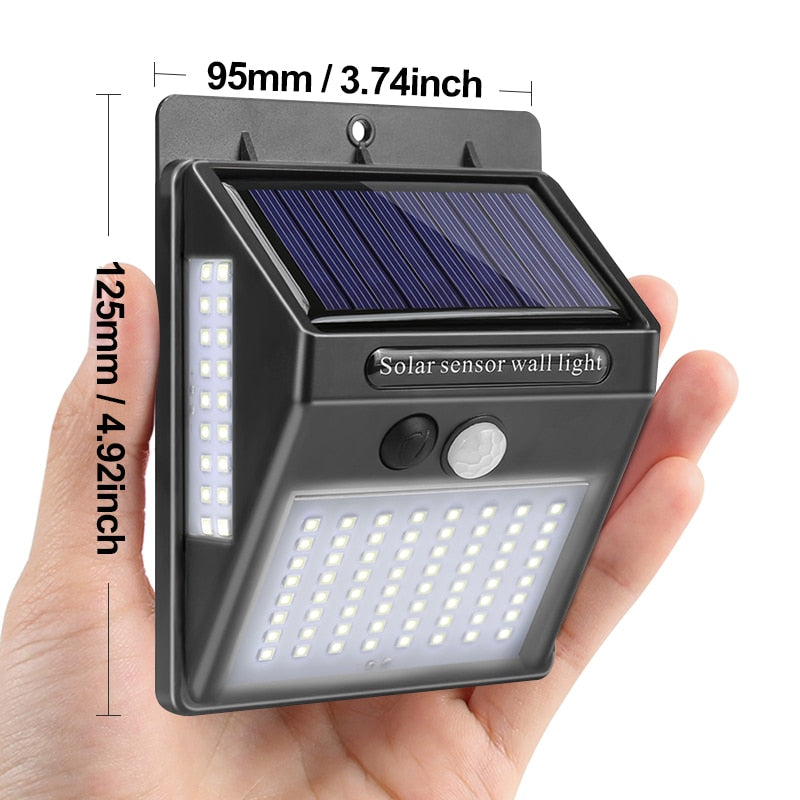 LED Solar Garden Lamp Motion Sensor