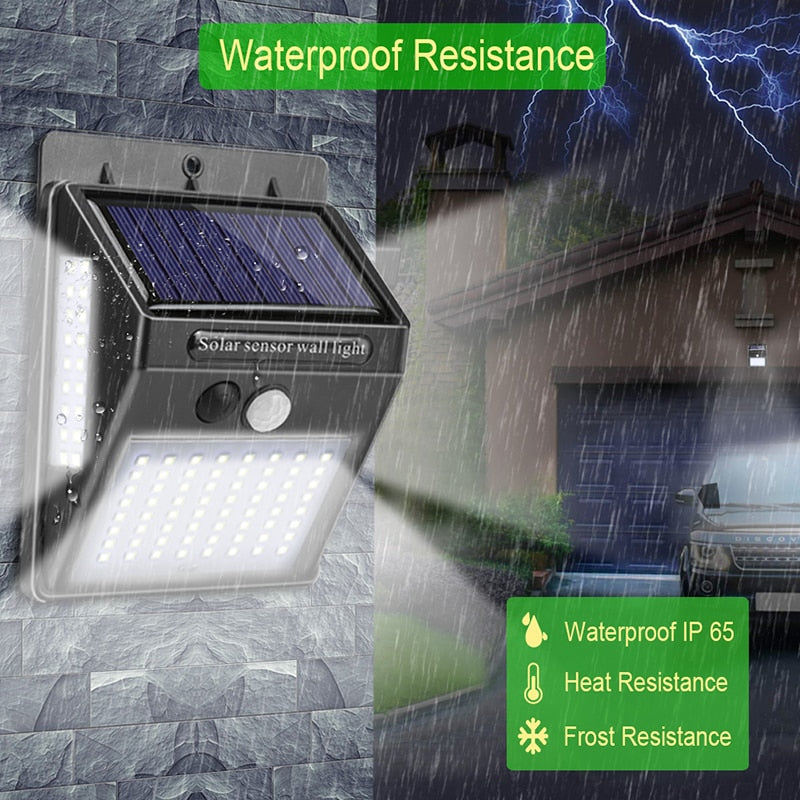 LED Solar Garden Lamp Motion Sensor