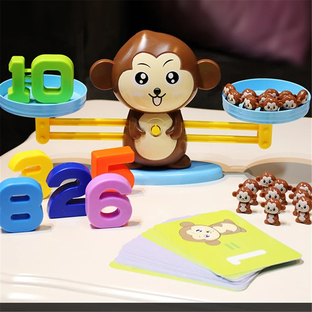 Montessori Math Toy Monkey Balance