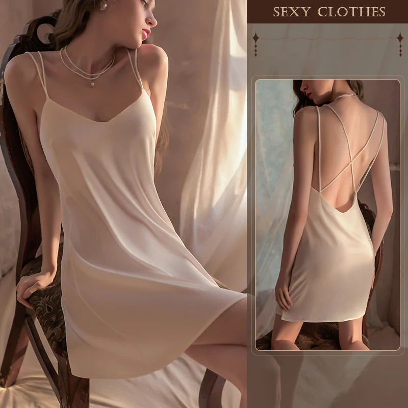 Lavish Dream V-Neck Nightgown