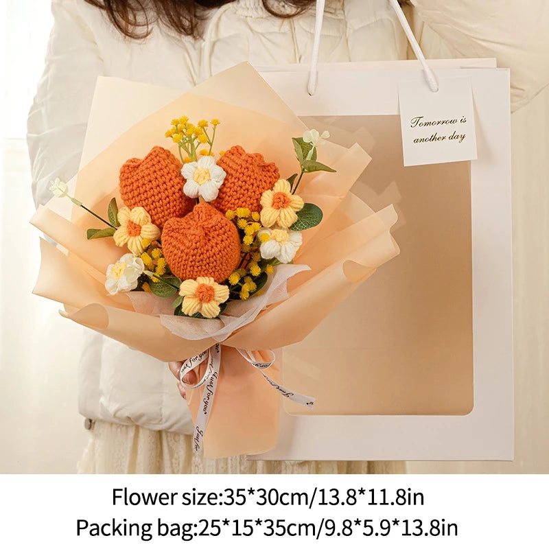 Crochet Sunflower Bouquet