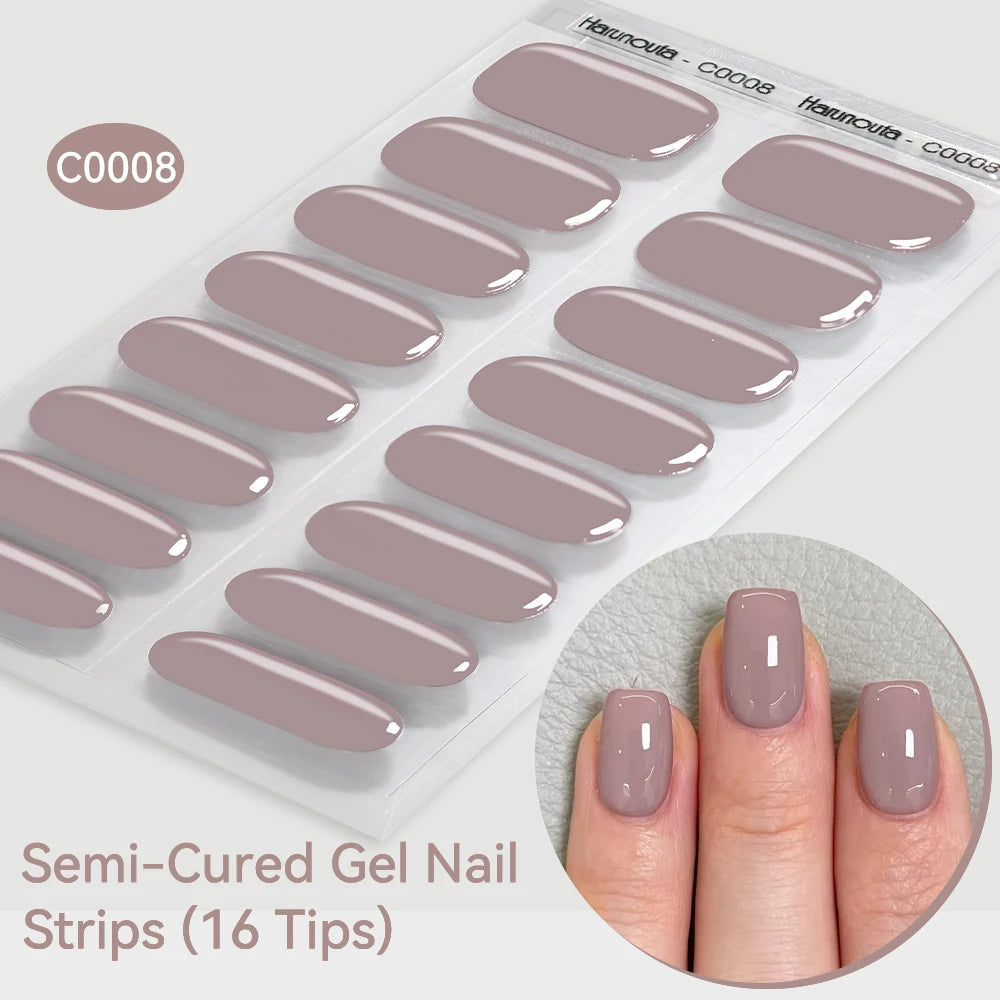LuxeCure Semi-Cured Gel Nail Wraps