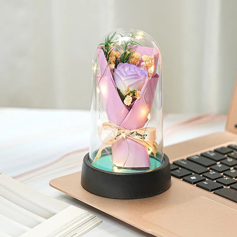 Eternity Bloom Flower Bouquet with LED lights