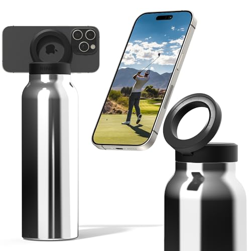 HydraConnect Insulated Water Bottle with Magnetic Phone Mount