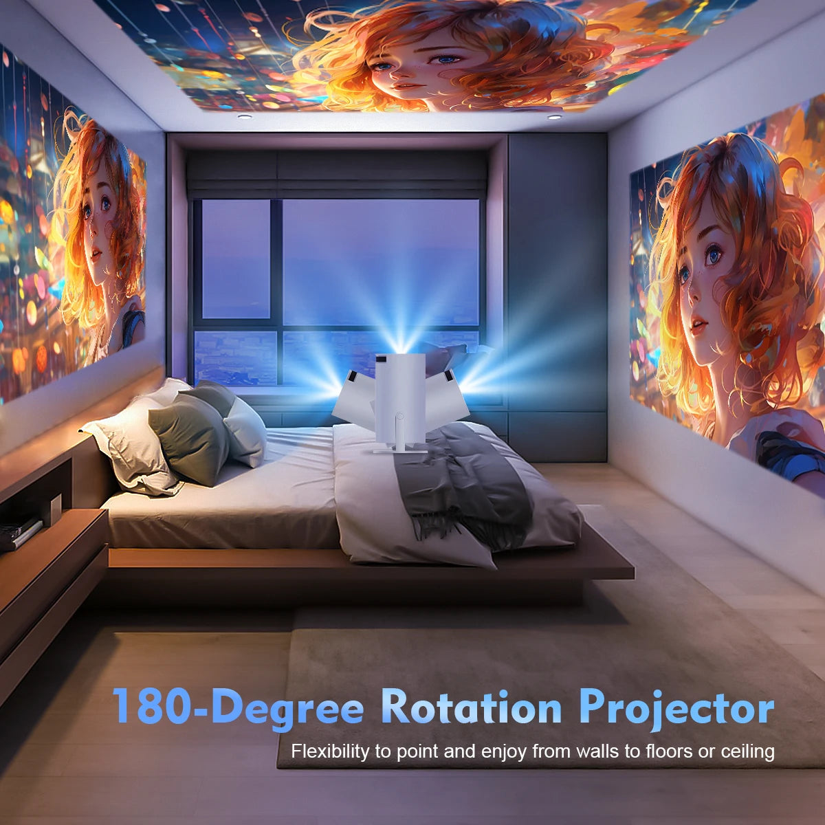 CineCube HY300 Pro 4K Smart Projector