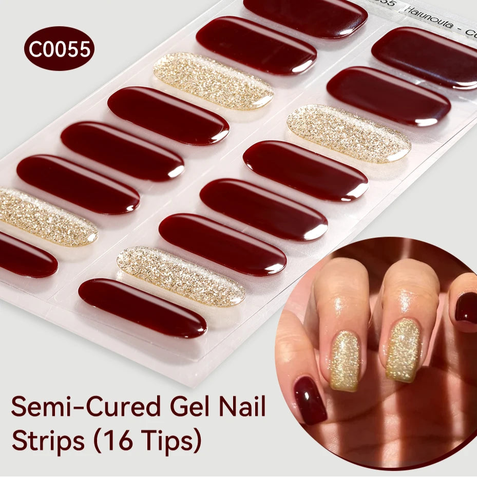 LuxeCure Semi-Cured Gel Nail Wraps