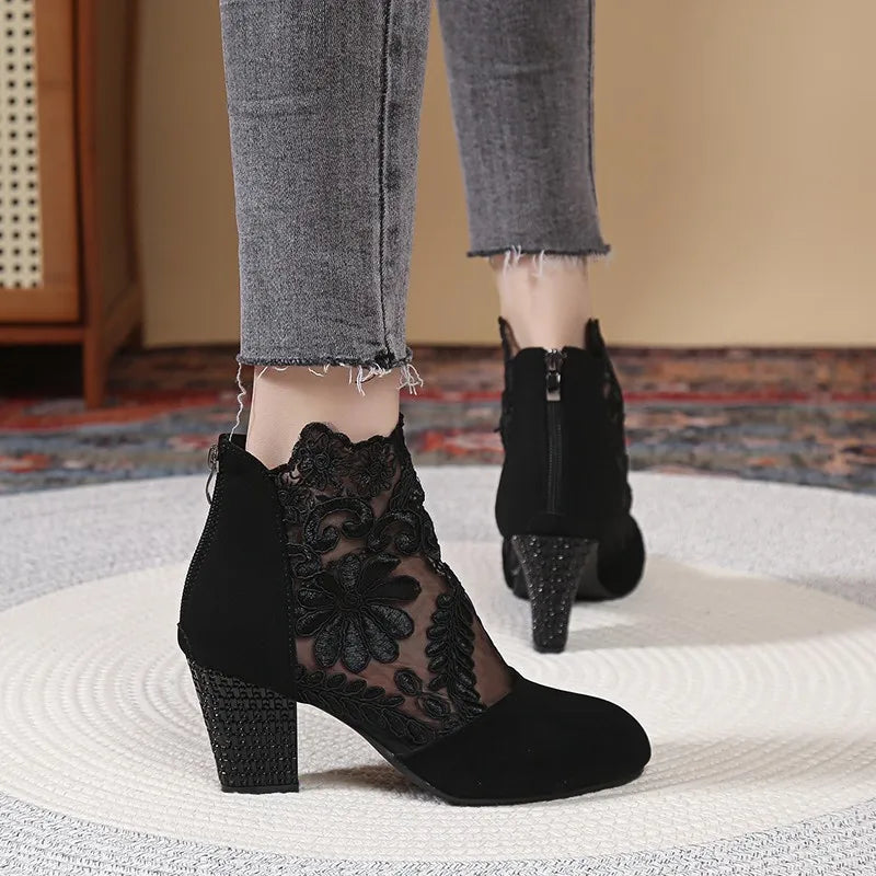 Chloe LuxeMesh Platform Sandals