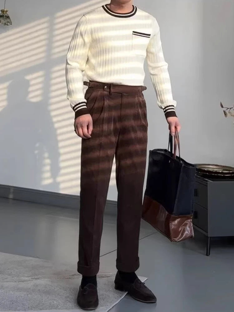 Lipswag Men’s Casual Pencil Pants