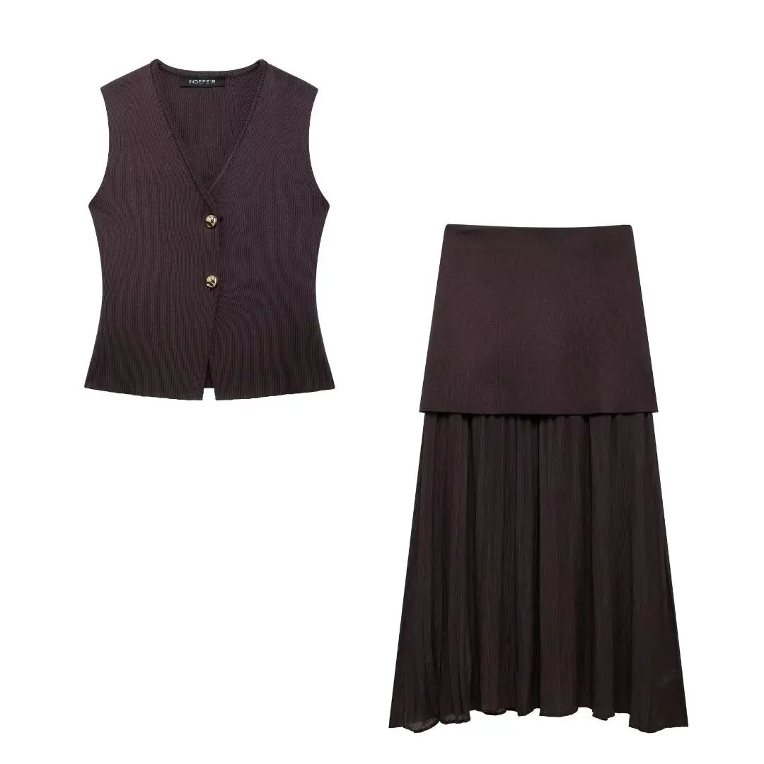 Zoe V-Neck Set