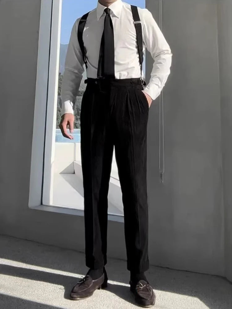 Lipswag Men’s Casual Pencil Pants