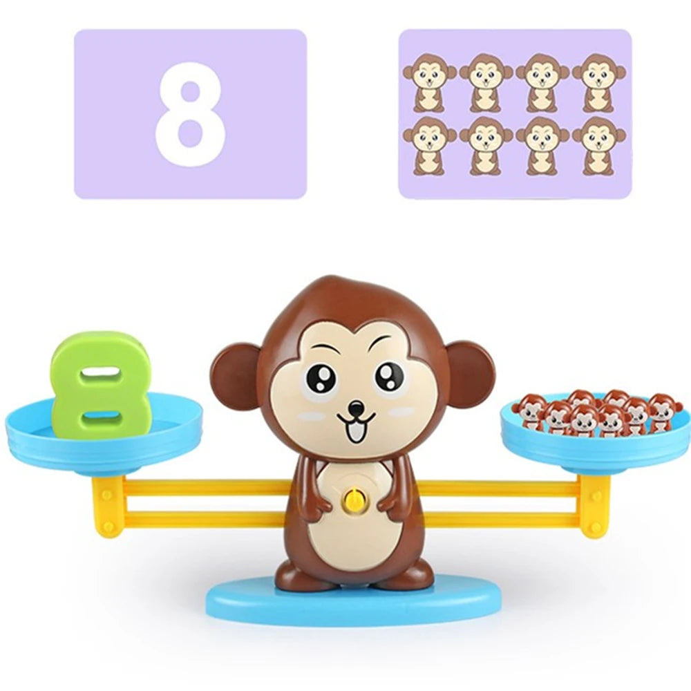 Montessori Math Toy Monkey Balance