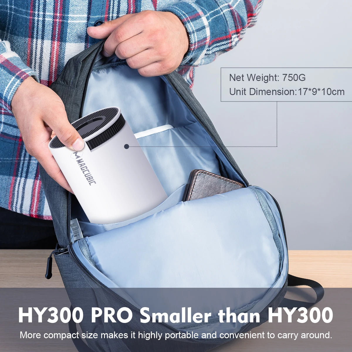 CineCube HY300 Pro 4K Smart Projector
