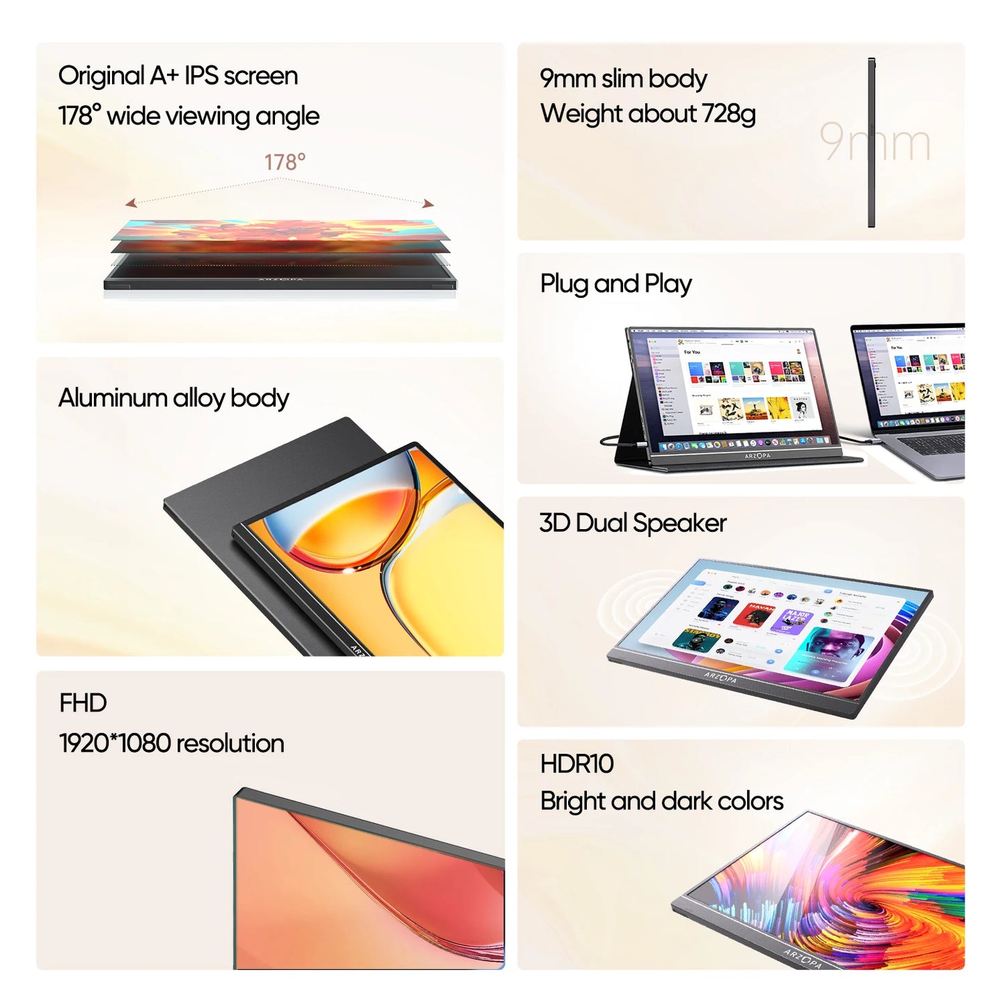 VeraView Portable Monitor 15.6''