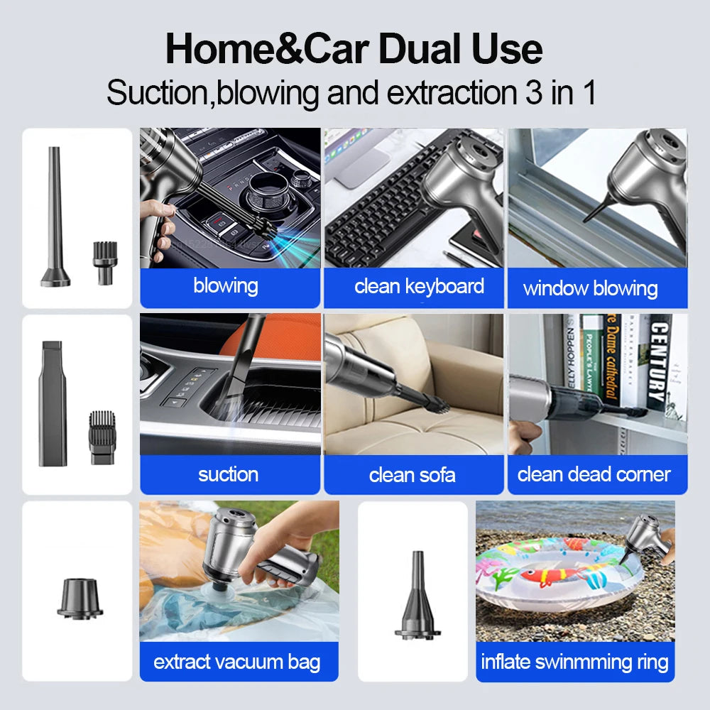 TurboClean Pro 95000PA Handheld Vacuum Cleaner