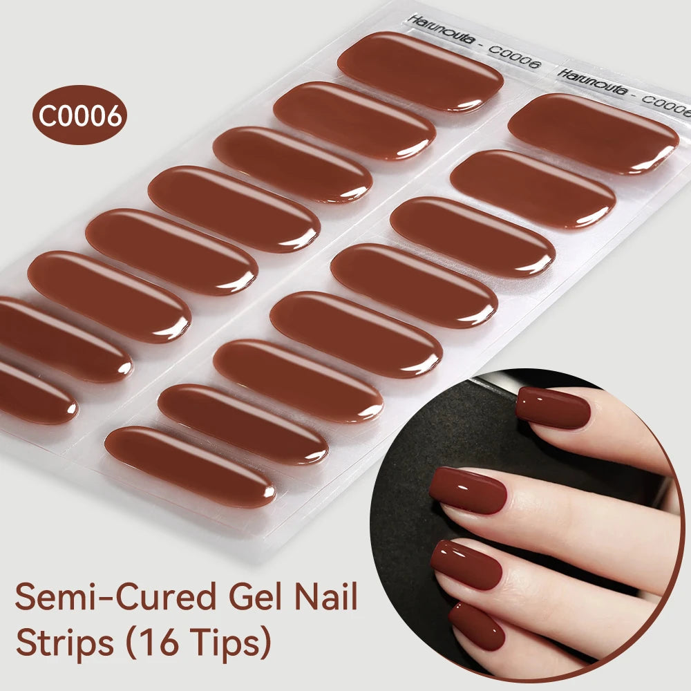LuxeCure Semi-Cured Gel Nail Wraps