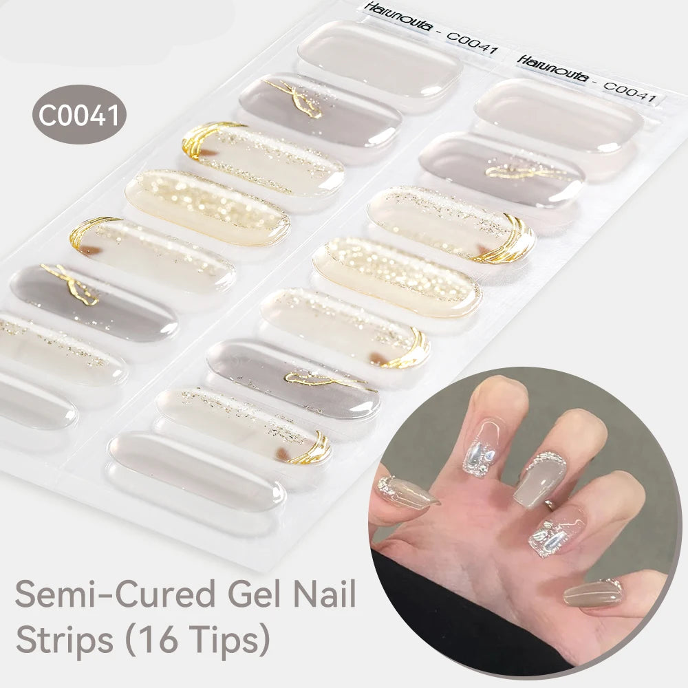 LuxeCure Semi-Cured Gel Nail Wraps