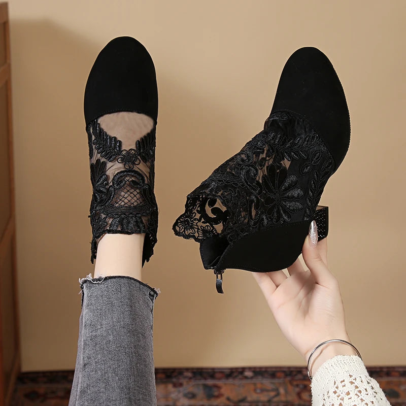 Chloe LuxeMesh Platform Sandals