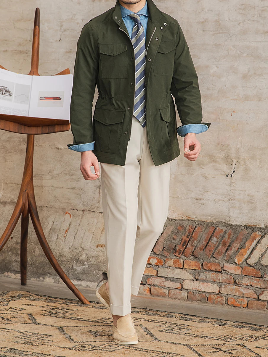 Men’s Breezy Casual O-Neck Jacket
