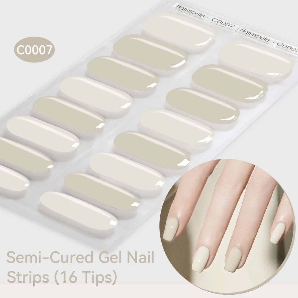 LuxeCure Semi-Cured Gel Nail Wraps
