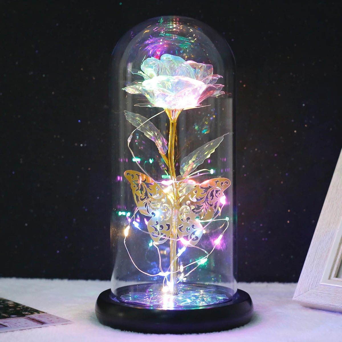 Enchanted Rose Bloom Light