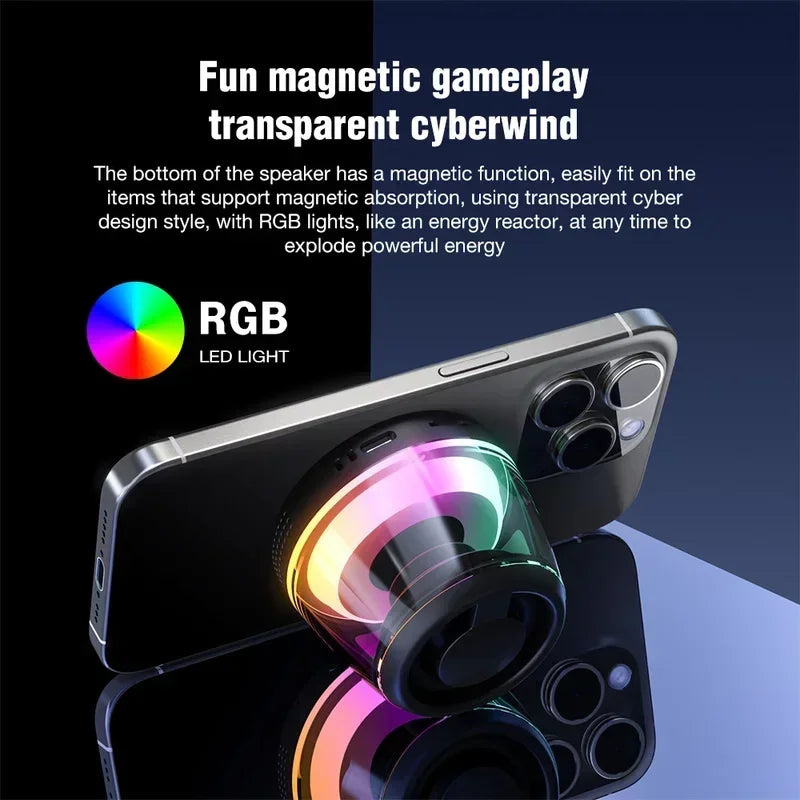 SoundGrip 360: Magnetic Bluetooth Speaker