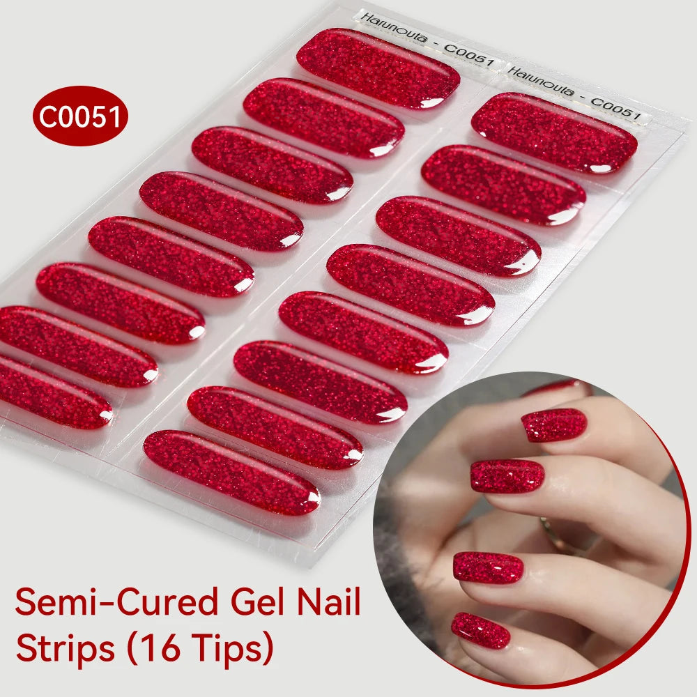 LuxeCure Semi-Cured Gel Nail Wraps