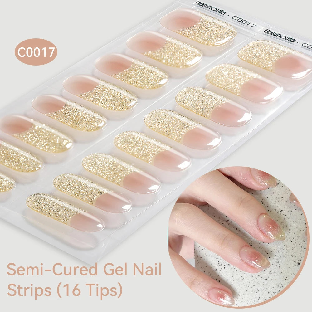 LuxeCure Semi-Cured Gel Nail Wraps