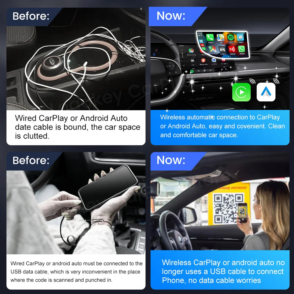 CarWi Connect – Ultimate Wireless CarPlay & Android Auto Adapter