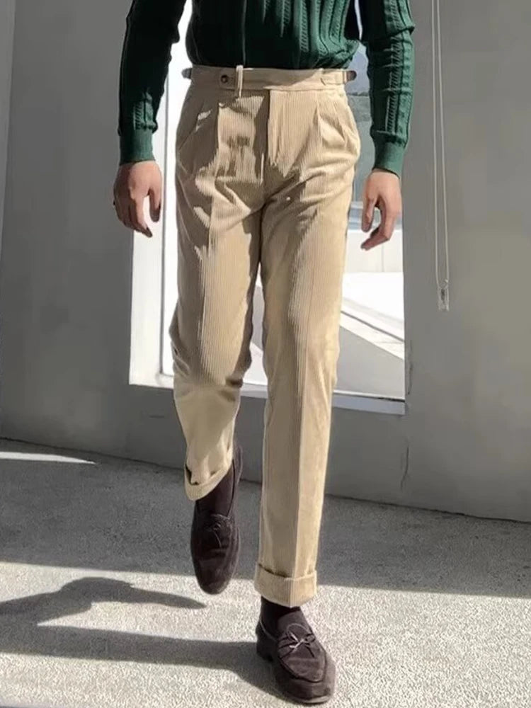 Lipswag Men’s Casual Pencil Pants