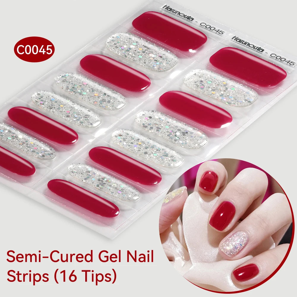 LuxeCure Semi-Cured Gel Nail Wraps