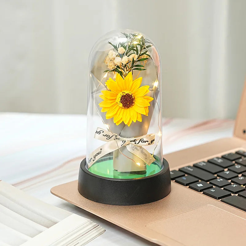 Eternity Bloom Flower Bouquet with LED lights