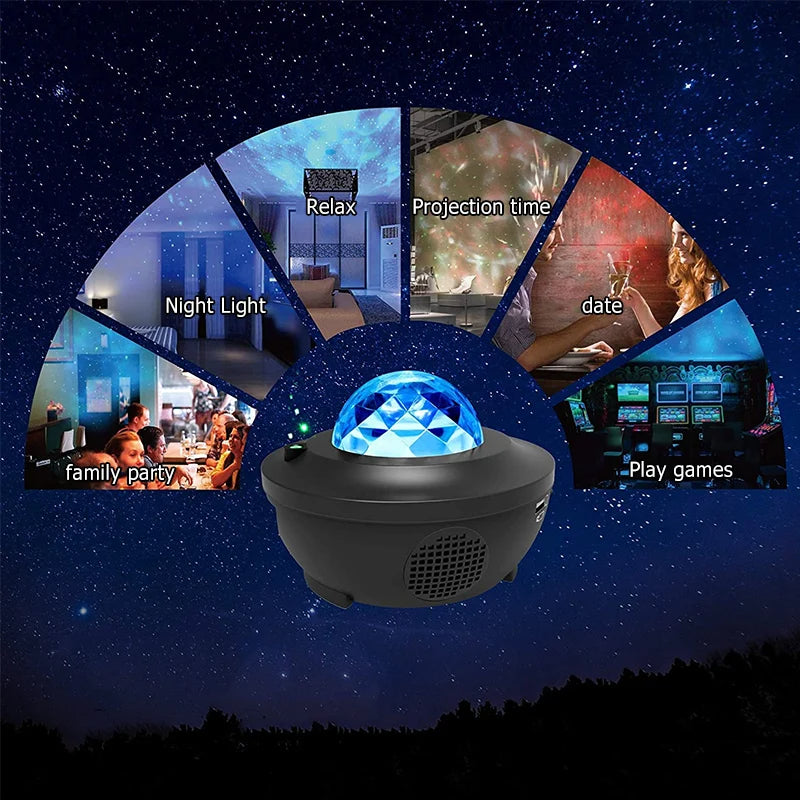 LED Star Galaxy Projector Lamp