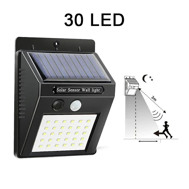 LED Solar Garden Lamp Motion Sensor