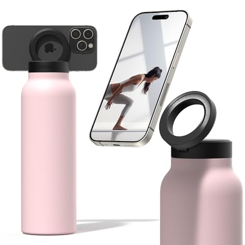 HydraConnect Insulated Water Bottle with Magnetic Phone Mount