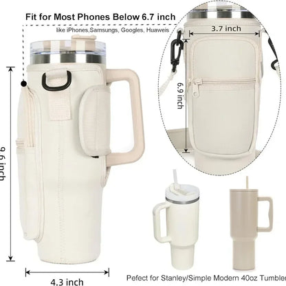 Insulated Water Bottle Carrier Bag