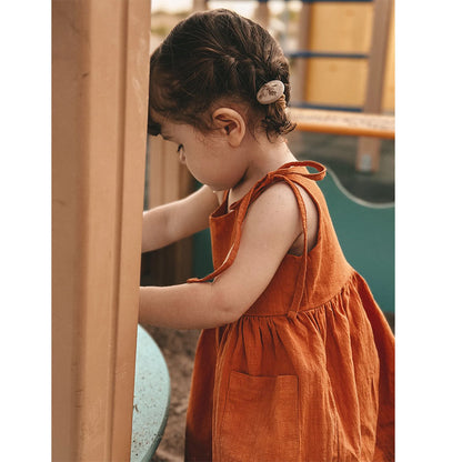 Sleeveless Cotton Toddler Dress