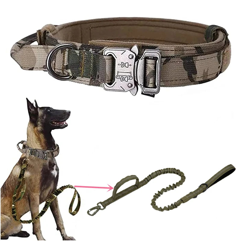 Durable Tactical Dog Collar Leash