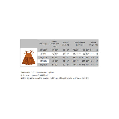 Sleeveless Cotton Toddler Dress