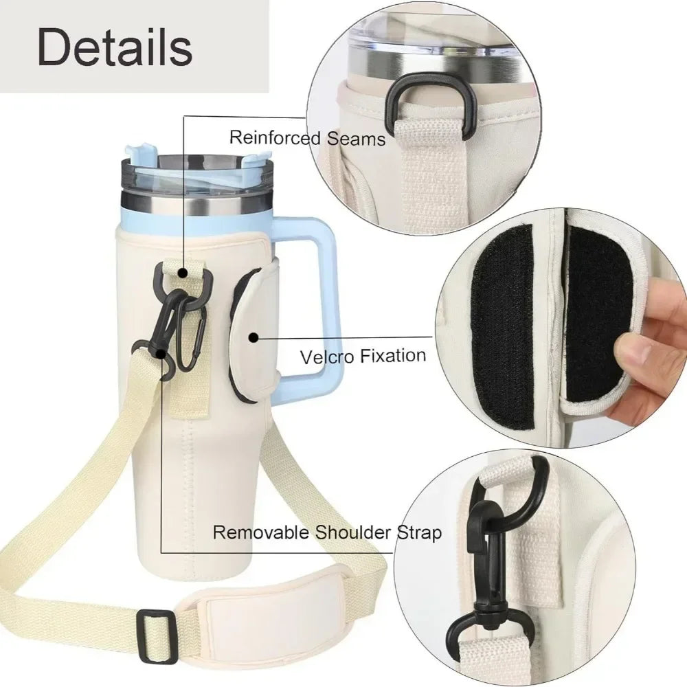 Insulated Water Bottle Carrier Bag