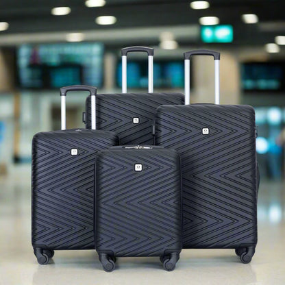 GlideMax 4-Piece Travel Luggage Set