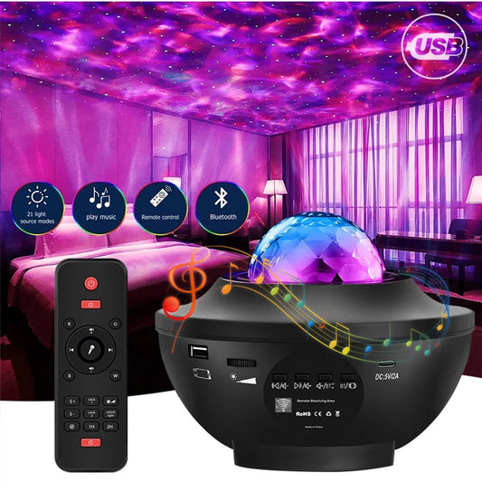 LED Star Galaxy Projector Lamp
