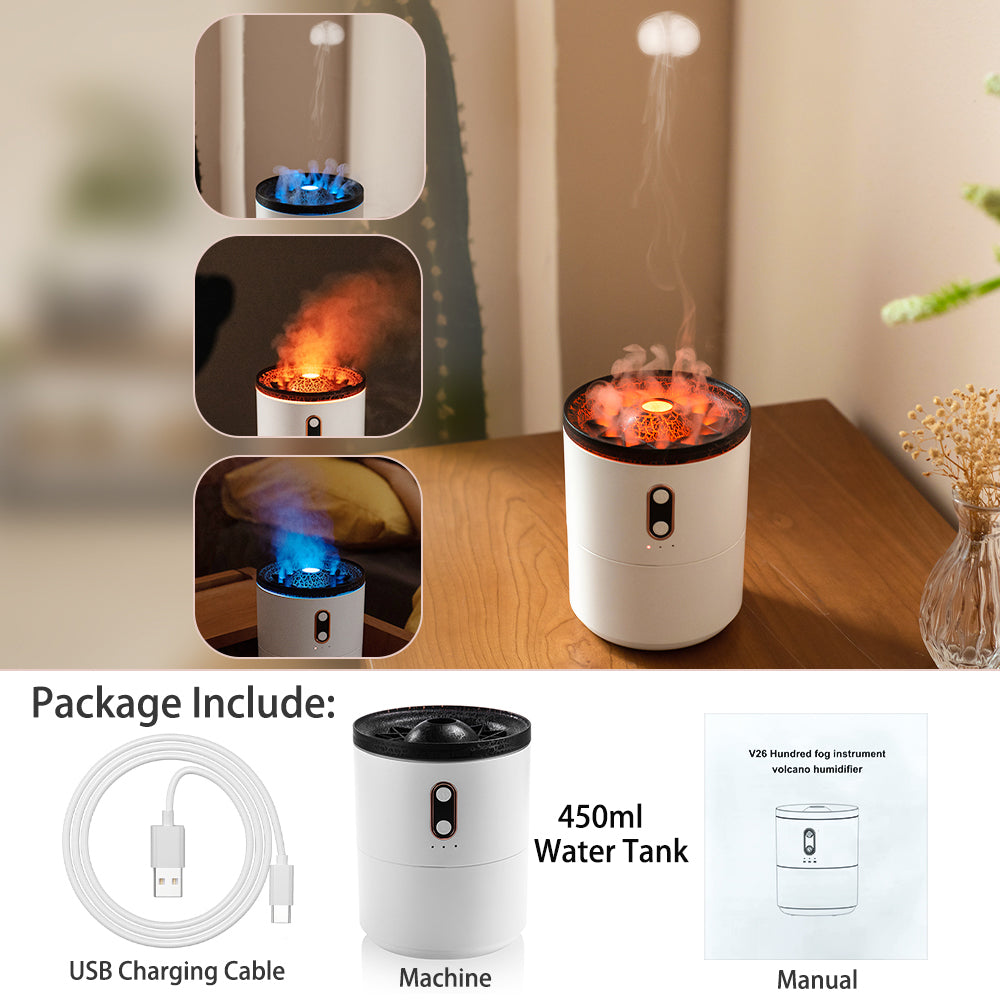 Volcano Fire Flame Air Humidifier