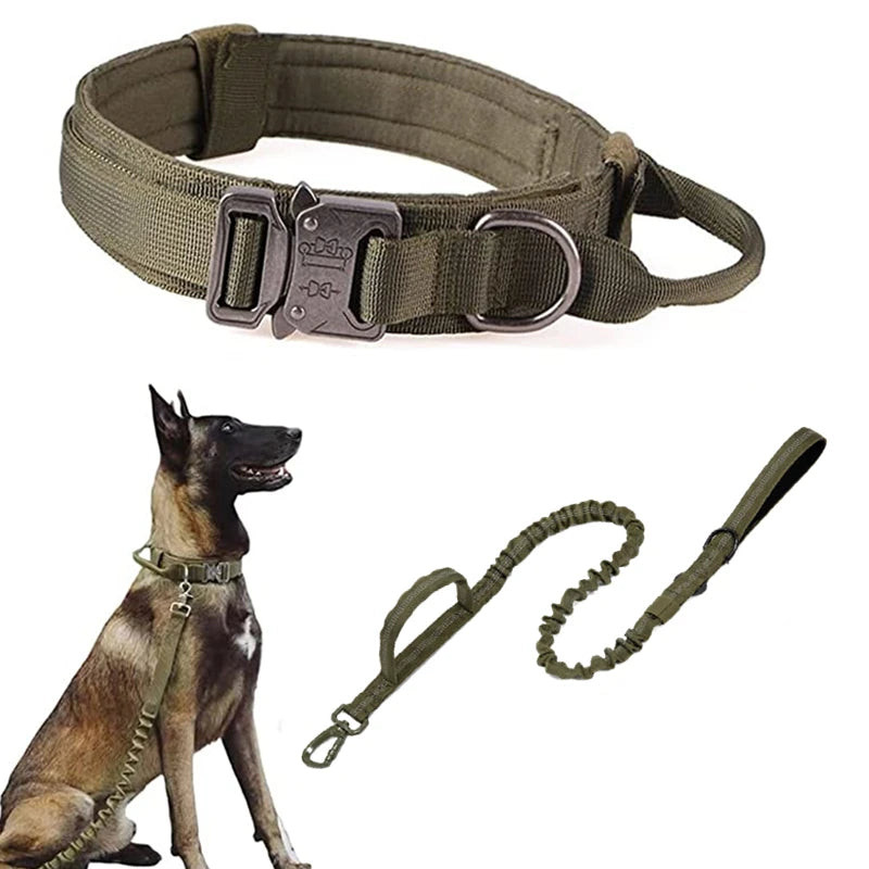 Durable Tactical Dog Collar Leash