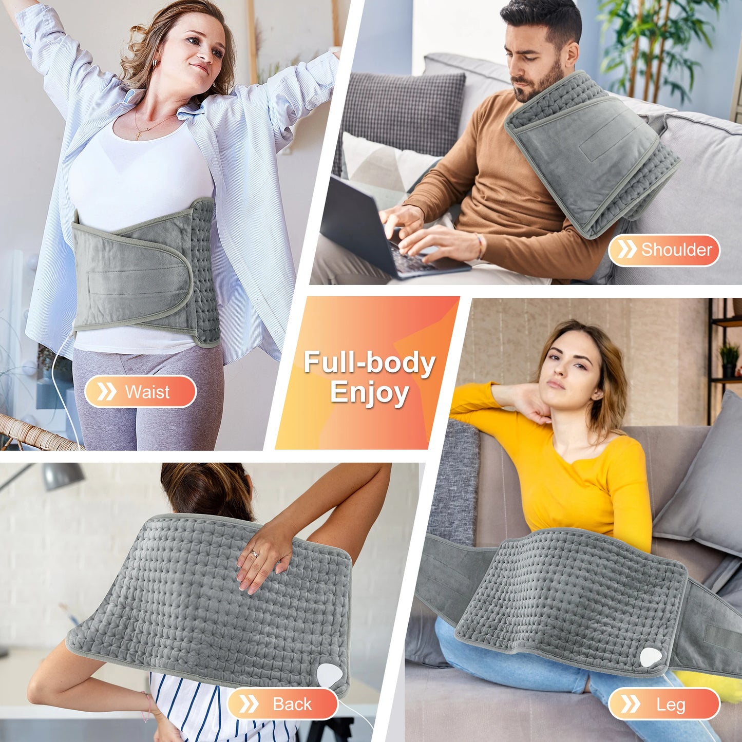 MultiTherm Comfort Electric Heating Belt & Blanket