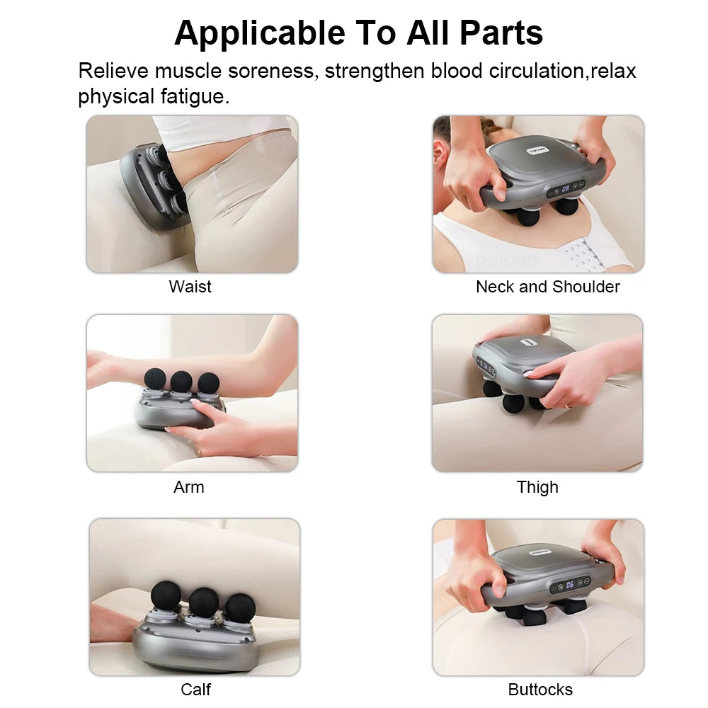 PowerPulse Pro 6-Head Fascia Massager