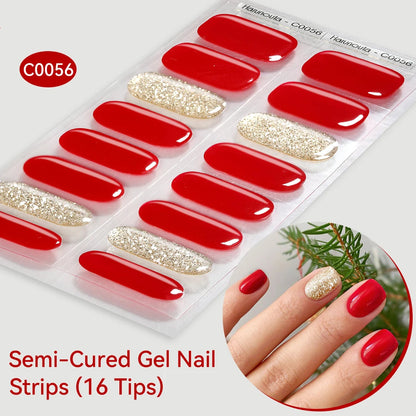 LuxeCure Semi-Cured Gel Nail Wraps