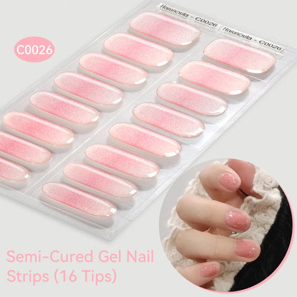 LuxeCure Semi-Cured Gel Nail Wraps