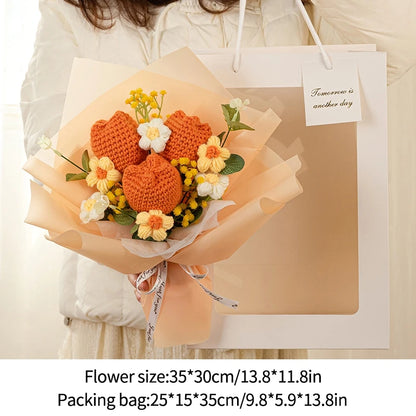 Crochet Sunflower Bouquet